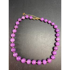 NEW Phosphosiderite graduated beaded necklace in vermeil